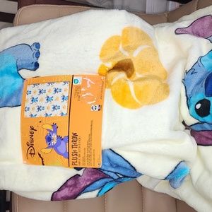 Disney Stitch plush throw blanket